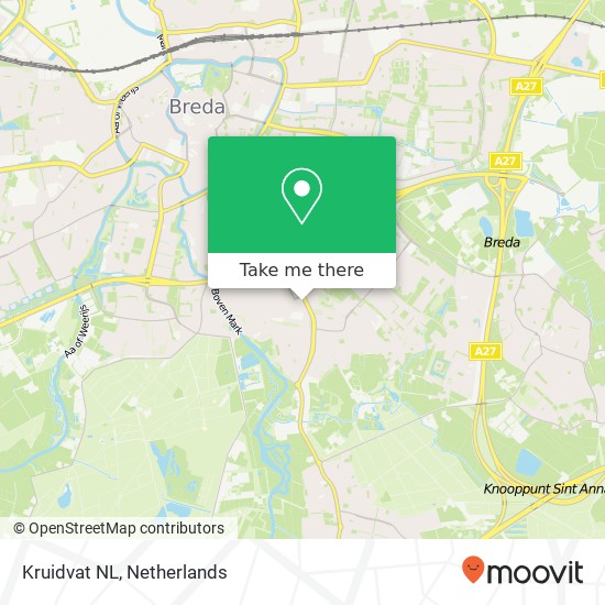 Kruidvat NL, Valkeniersplein 8 map