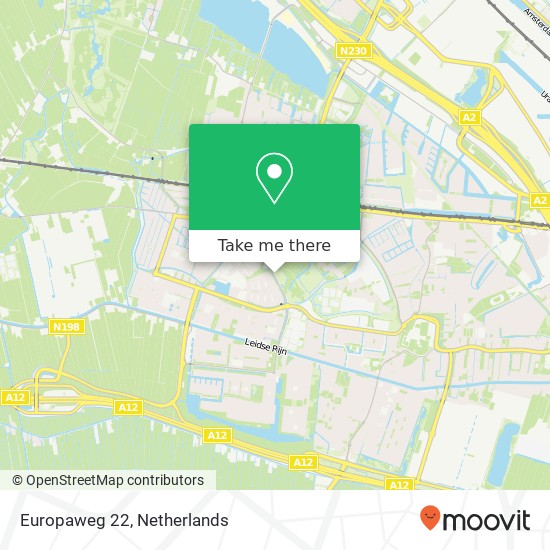 Europaweg 22, 3451 HG Vleuten map