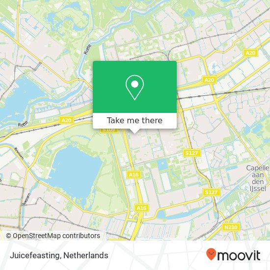 Juicefeasting, Jacob van Campenplein 21 3067 LA Rotterdam map