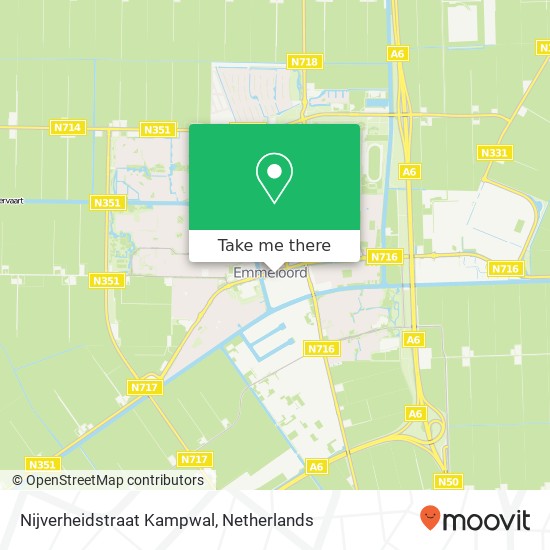 Nijverheidstraat Kampwal, 8301 XX Emmeloord Karte