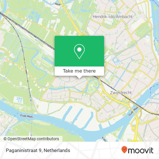 Paganinistraat 9, 3335 XB Zwijndrecht map