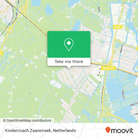 Kindercoach Zaanstreek, Valkhofpark 24 map