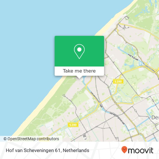 Hof van Scheveningen 61, 2583 JX Scheveningen Karte