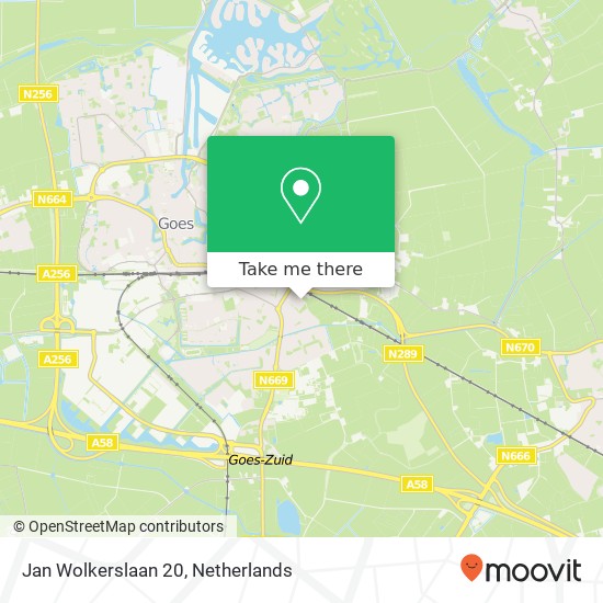 Jan Wolkerslaan 20, 4481 DZ Kloetinge map