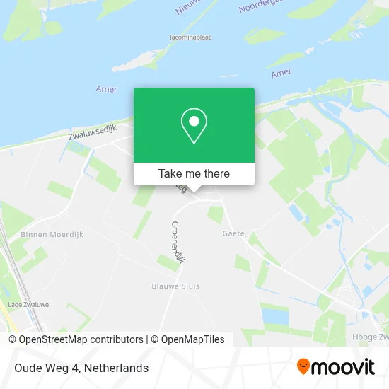 Oude Weg 4 map