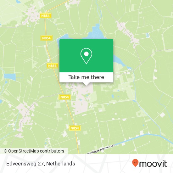 Edveensweg 27, 7861 AM Oosterhesselen map
