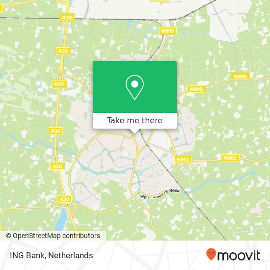 ING Bank, Burgemeester Kuntzelaan 35 map