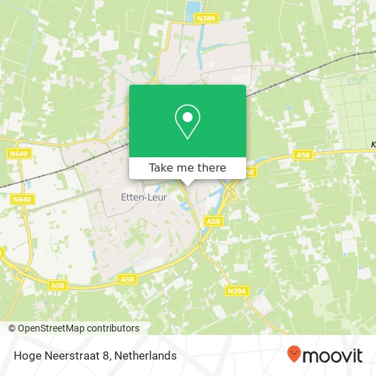 Hoge Neerstraat 8, 4873 LM Etten-Leur map