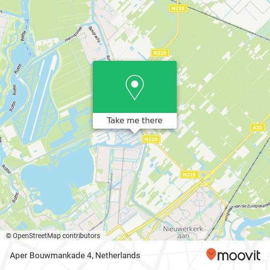 Aper Bouwmankade 4, 3059 SB Rotterdam map