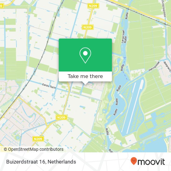 Buizerdstraat 16, 2665 TE Bleiswijk map