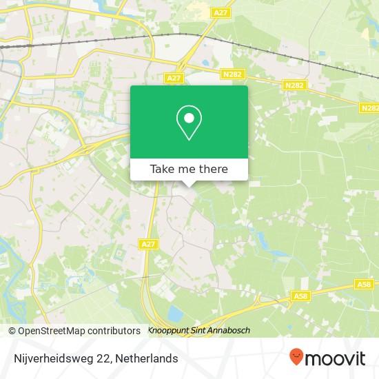 Nijverheidsweg 22, 4854 MT Bavel map