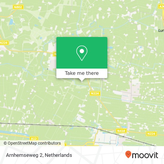 Arnhemseweg 2, 3927 EE Renswoude map