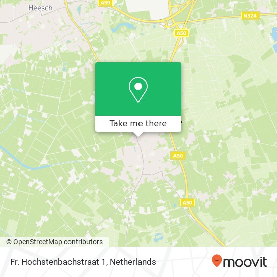 Fr. Hochstenbachstraat 1, 5388 CZ Nistelrode map