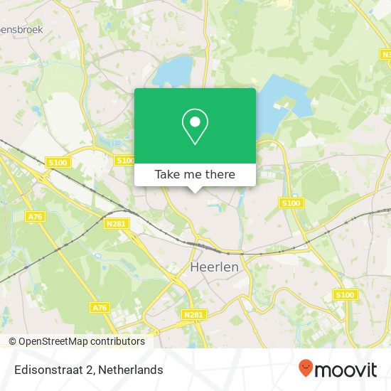 Edisonstraat 2, 6412 TZ Heerlen map