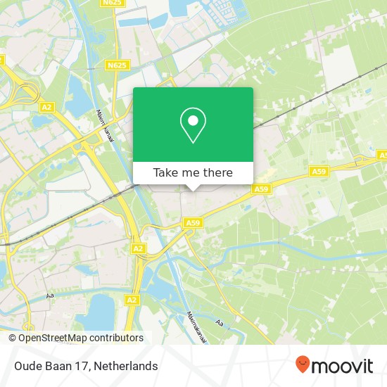 Oude Baan 17, 5242 HT Rosmalen map