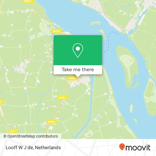 Looff W J de, Zanddijkseweg 2 map