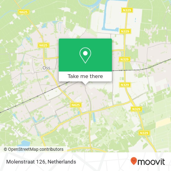 Molenstraat 126, 5342 CC Oss map