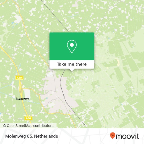 Molenweg 65, 6741 KK Lunteren Karte