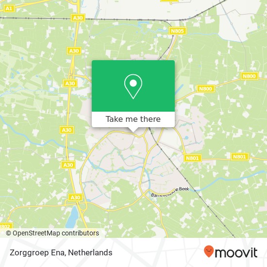 Zorggroep Ena, Bouwheerstraat 55 map