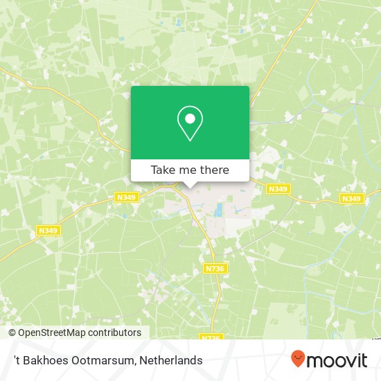 't Bakhoes Ootmarsum, Grotestraat 12 map