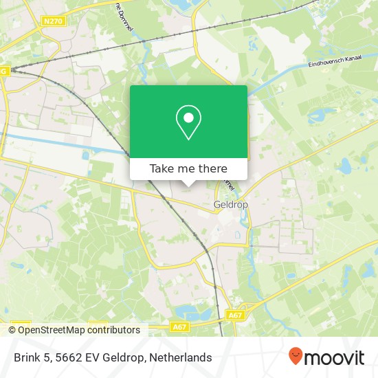 Brink 5, 5662 EV Geldrop map