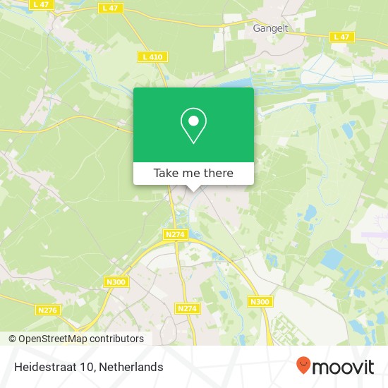 Heidestraat 10, 6451 CZ Schinveld map