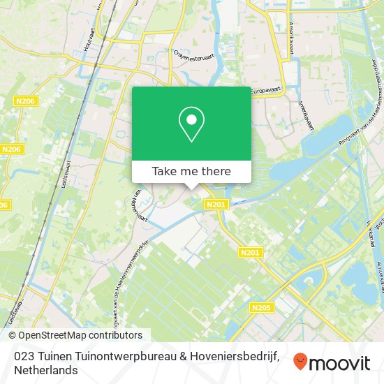 023 Tuinen Tuinontwerpbureau & Hoveniersbedrijf, Bankastraat 7 map