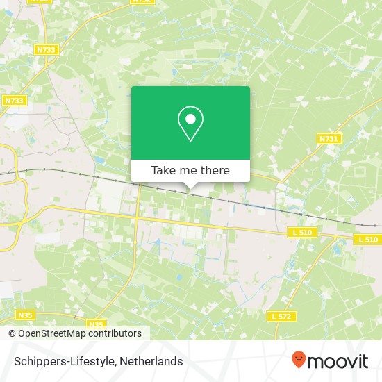 Schippers-Lifestyle, Lenteweg 28 map