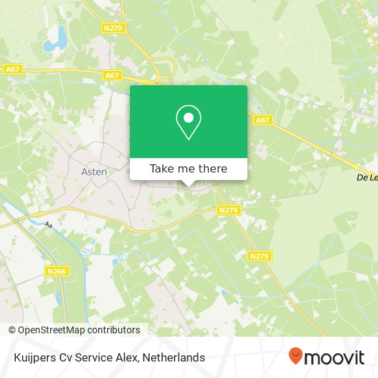 Kuijpers Cv Service Alex, Voordeldonk 67 Karte