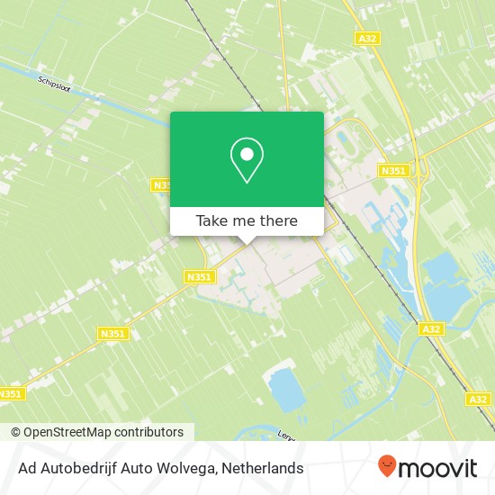 Ad Autobedrijf Auto Wolvega, Hoofdstraat West 77 8471 HT Wolvega map