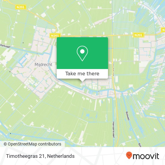 Timotheegras 21, 3648 JE Wilnis map