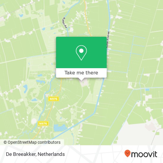 De Breeakker, 9551 BS Sellingen map