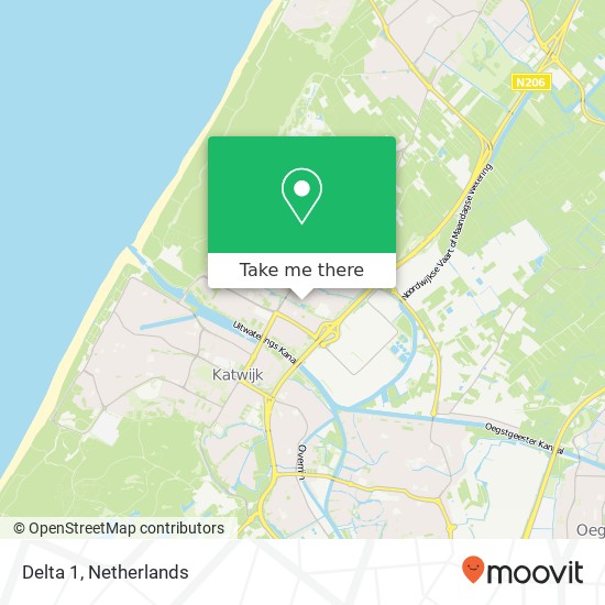 Delta 1, 2221 VJ Katwijk aan Zee map