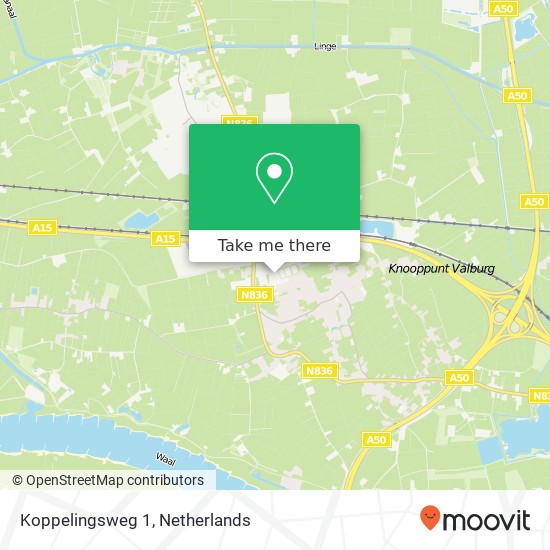 Koppelingsweg 1, 6673 DT Andelst Karte