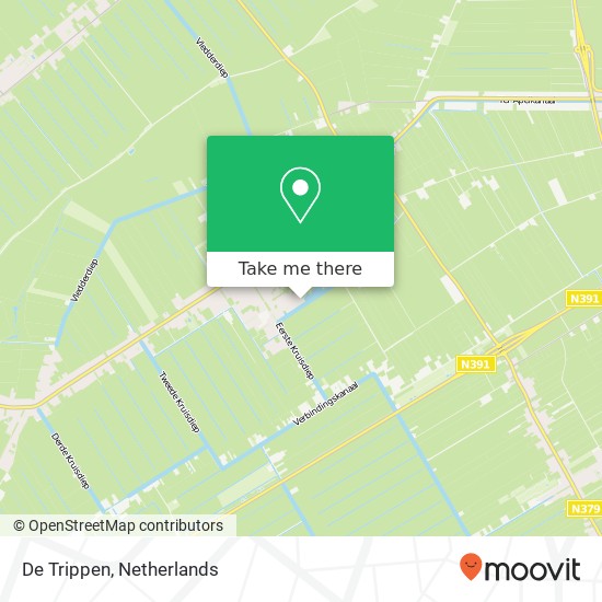 De Trippen, 7831 CZ Nieuw-Weerdinge map
