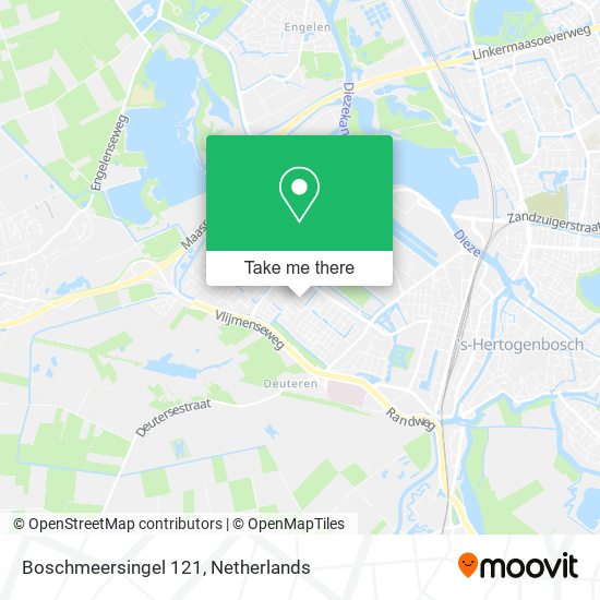 Boschmeersingel 121 map