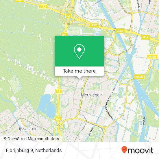 Florijnburg 9, 3437 SN Nieuwegein map