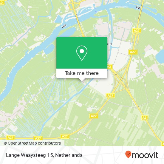 Lange Waaysteeg 15, 4133 TM Vianen Karte