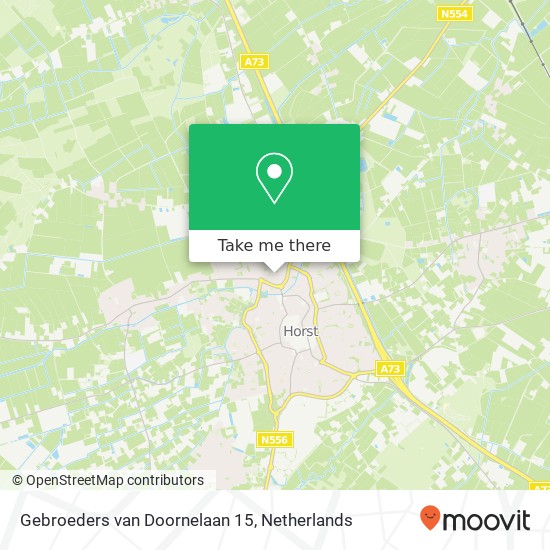 Gebroeders van Doornelaan 15, 5961 BA Horst map