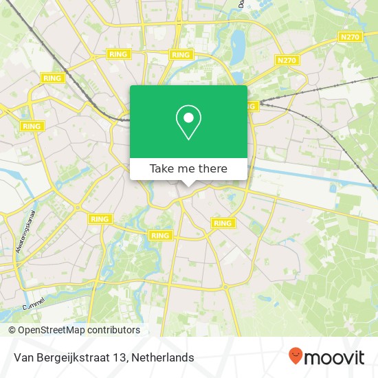 Van Bergeijkstraat 13, 5611 Eindhoven Karte