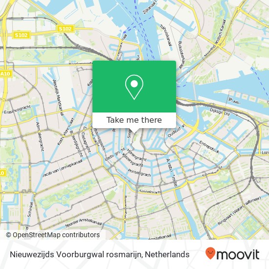 Nieuwezijds Voorburgwal rosmarijn, 1012 RT,1012 RT Amsterdam map