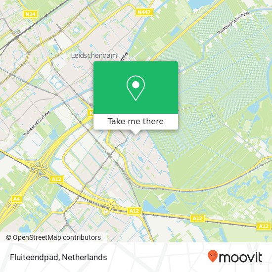 Fluiteendpad, 2492 Den Haag map