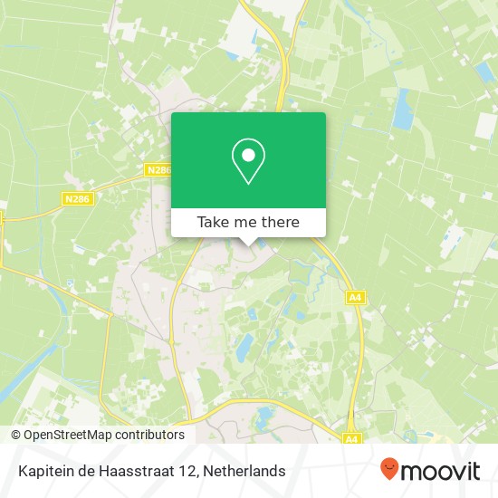 Kapitein de Haasstraat 12, 4661 ZD Halsteren map