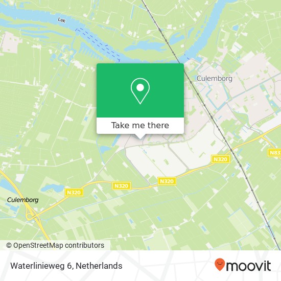 Waterlinieweg 6, 4105 Culemborg map