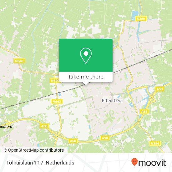 Tolhuislaan 117, 4875 AK Etten-Leur map