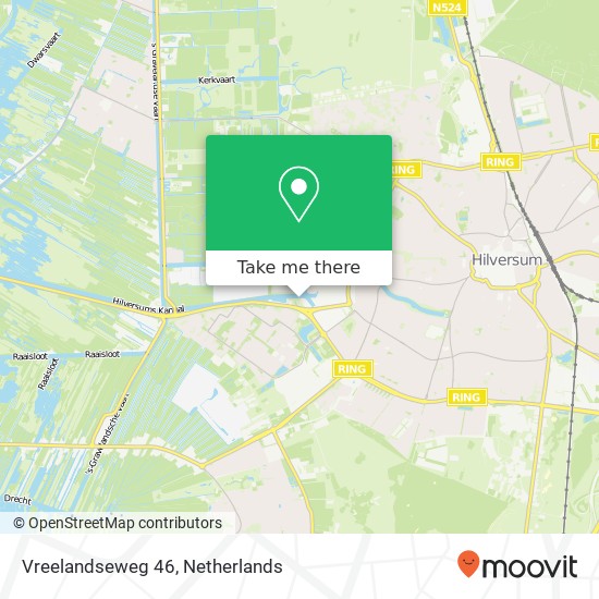 Vreelandseweg 46, 1216 CH Hilversum map