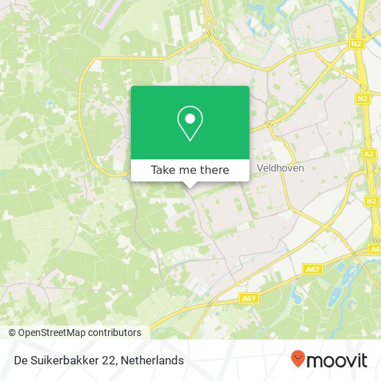 De Suikerbakker 22, 5506 EK Veldhoven map