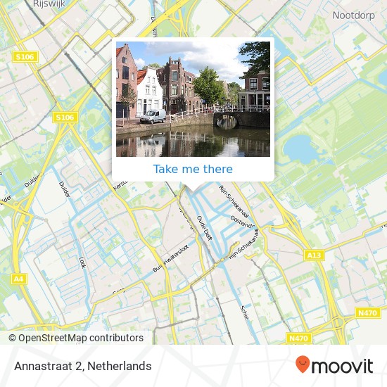 Annastraat 2, 2611 VX Delft map