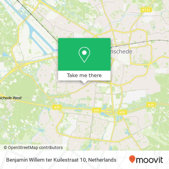 Benjamin Willem ter Kuilestraat 10, 7545 LA Enschede Karte