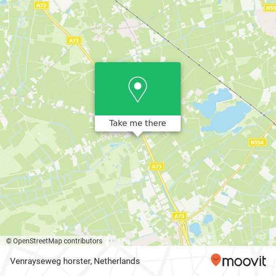 Venrayseweg horster, 5811 Castenray map